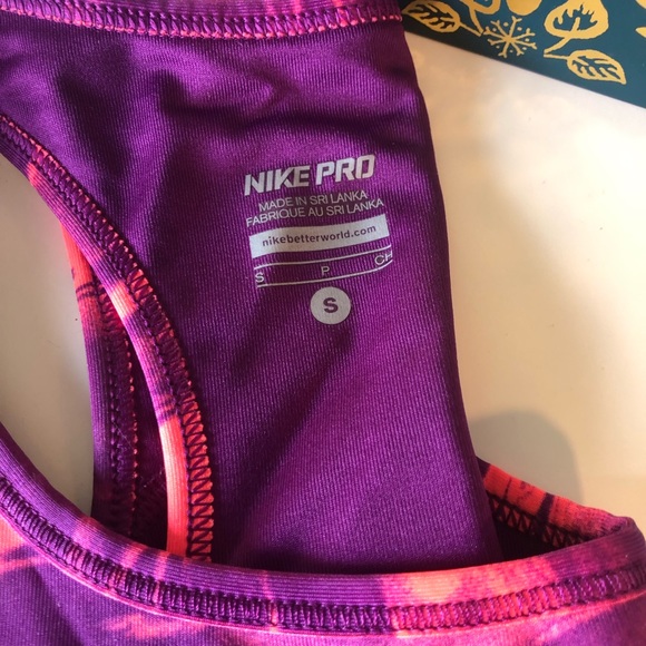 Nike Pro Dri-Fit Tie Dye Sports Bra - Picture 3 of 3